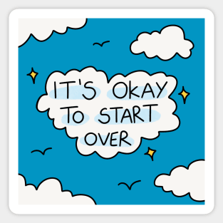 Start over Sticker